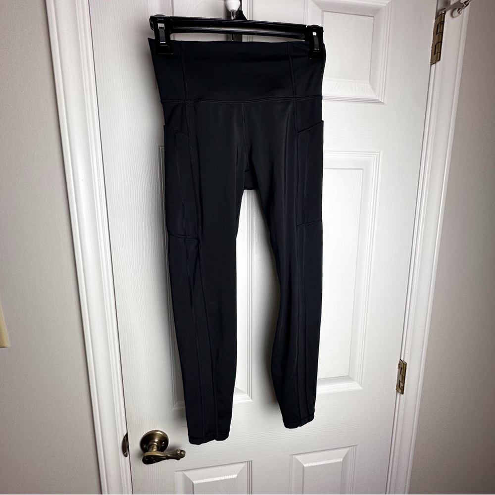 Athleta Black High-Waist Leggings
